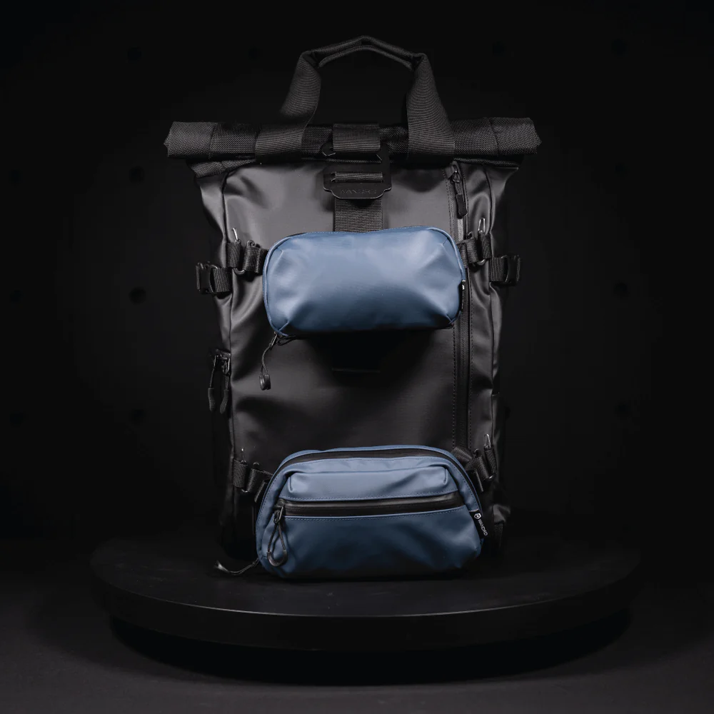 Tech Bag Medium in Aegean Blue - Image 4