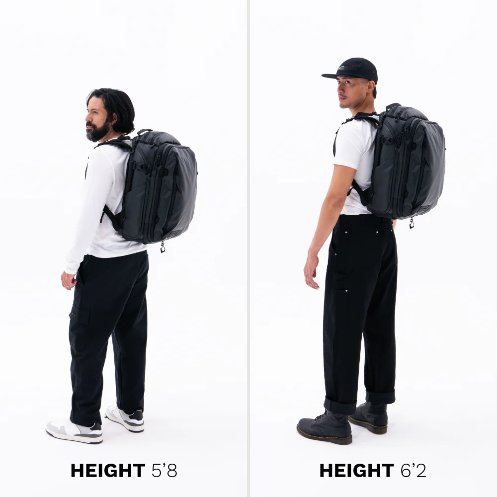 TRANSIT Travel Backpack 35L in Black - Image 14